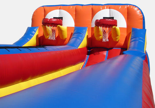 Inflatable Combo Shootout Basketball Bungee Run Rental Chicago IL & Suburbs